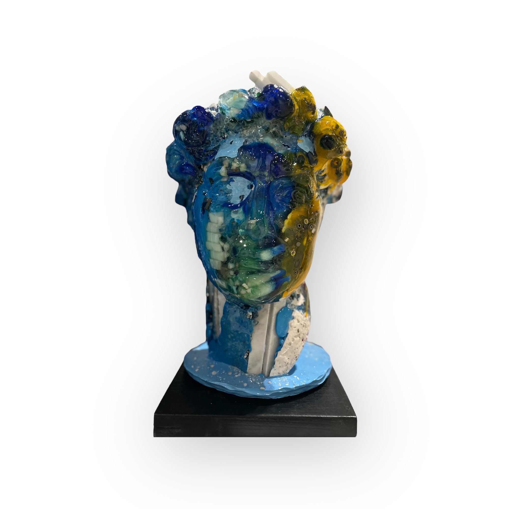 David blue mask